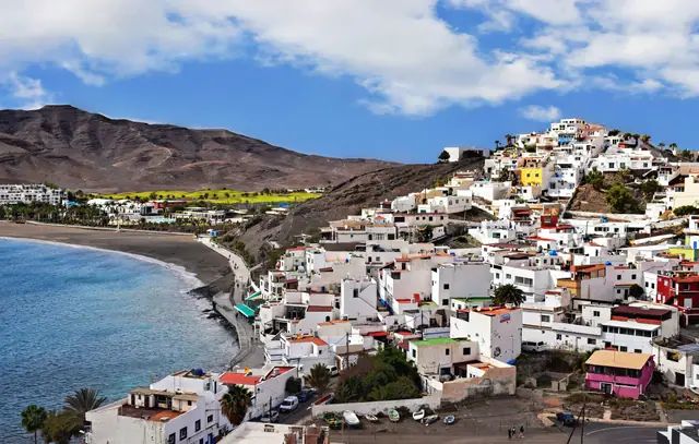 Beautiful beaches in Fuerteventura, the Canaries