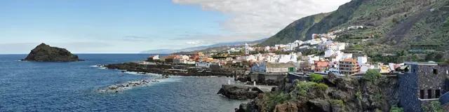 Playa la Magdalena beach in Tenerife with calm water conditions