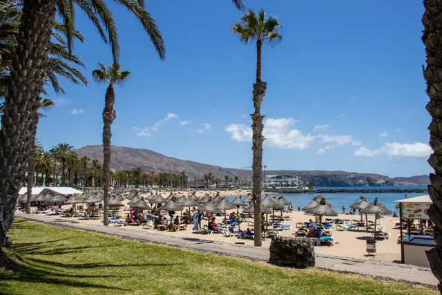 Playa del Camison beach in Tenerife with calm water conditions