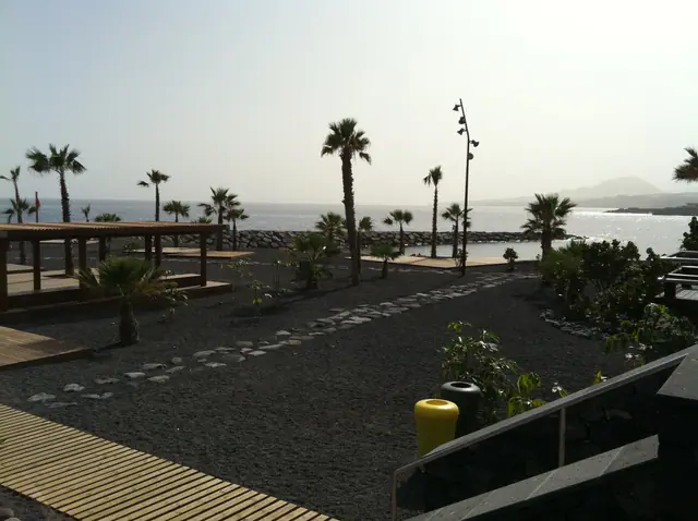Playa de Punta Larga beach in Tenerife with moderate water conditions