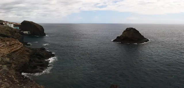 Playa Zapata beach in Tenerife with moderate water conditions