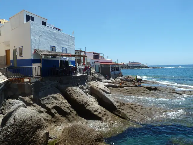 El Varadero beach in Tenerife with calm water conditions