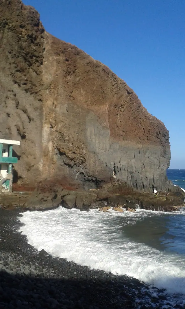 Fondeadero de Fasnia beach in Tenerife with moderate water conditions